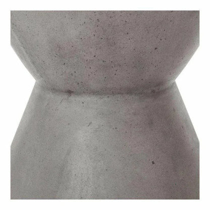 Moe's Home 15 Inch Outdoor Stool Grey Contemporary