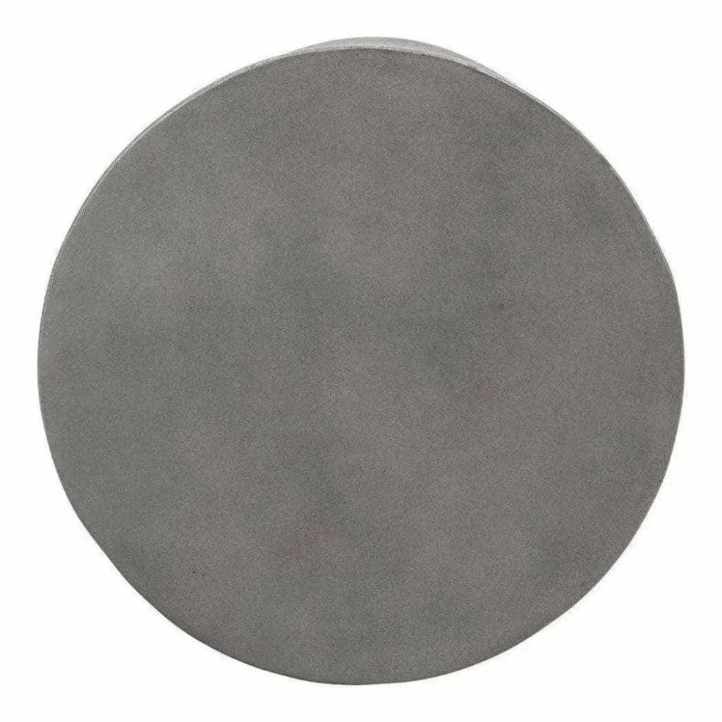 Moe's Home 15 Inch Outdoor Stool Grey Contemporary
