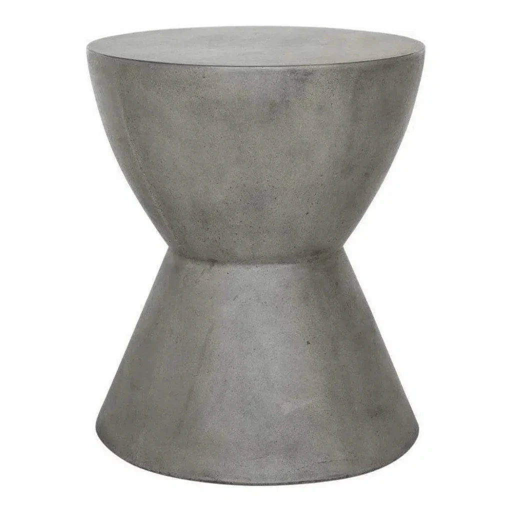 Moe's Home 15 Inch Outdoor Stool Grey Contemporary