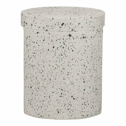 Moe's Home 15 Inch Outdoor Stool White Contemporary