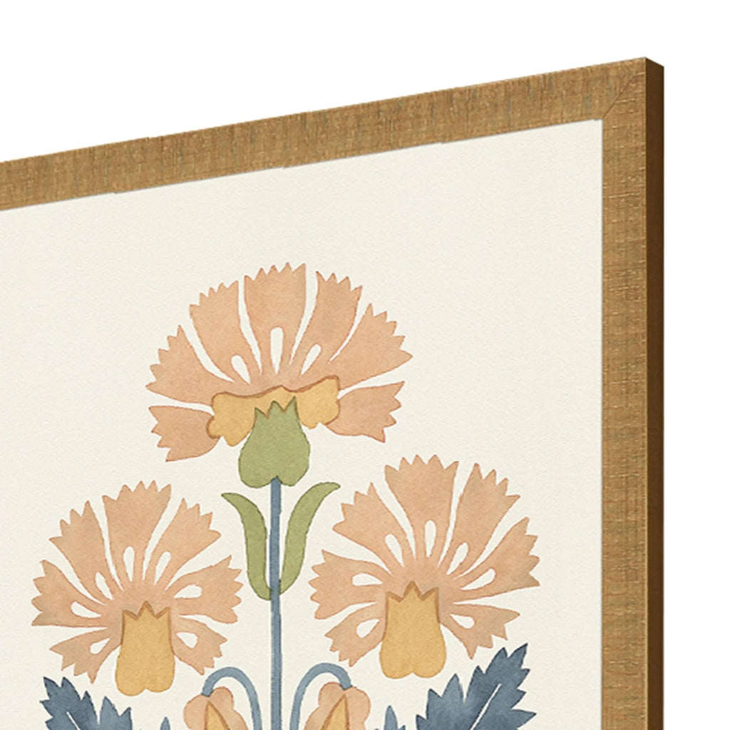 Folk Flourish Multi Canvas Art 4PC