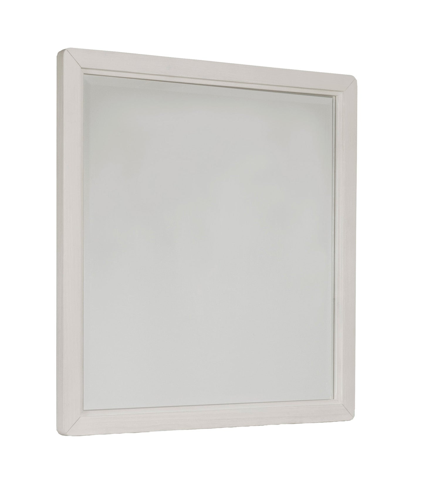 Abaco Wood Frame White Wall Mirror