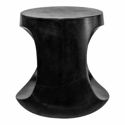 Moe's Home 17.75 Inch Outdoor Stool Black Contemporary