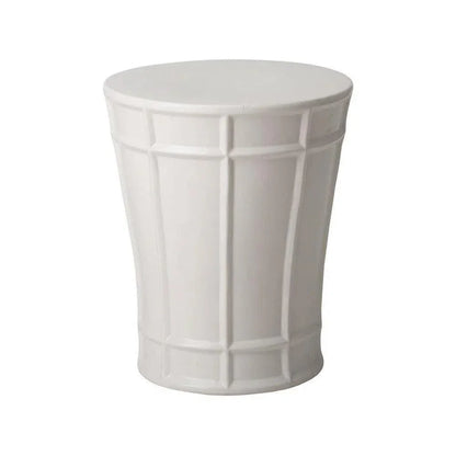 Emissary Varro 18"H Ceramic Garden Stool