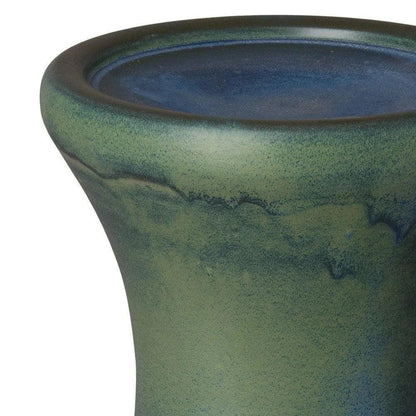 18 in. Berta Verdigris Ceramic Garden Stool-Garden Stools-Emissary-LOOMLAN