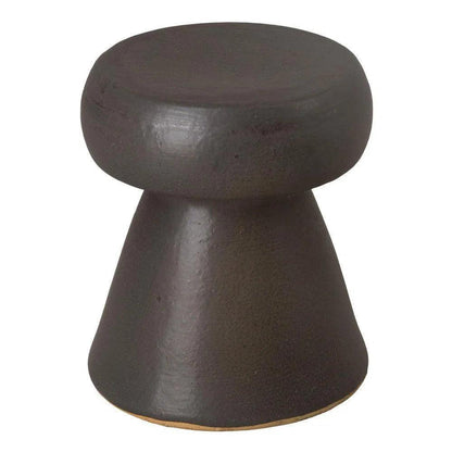 18 in. Portobello Ceramic Outdoor Garden Stool Outdoor-Garden Stools-Emissary-LOOMLAN