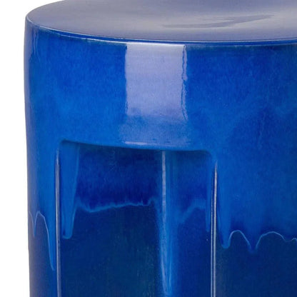 18 in. TX Ceramic Outdoor Garden Stool-Garden Stools-Emissary-LOOMLAN