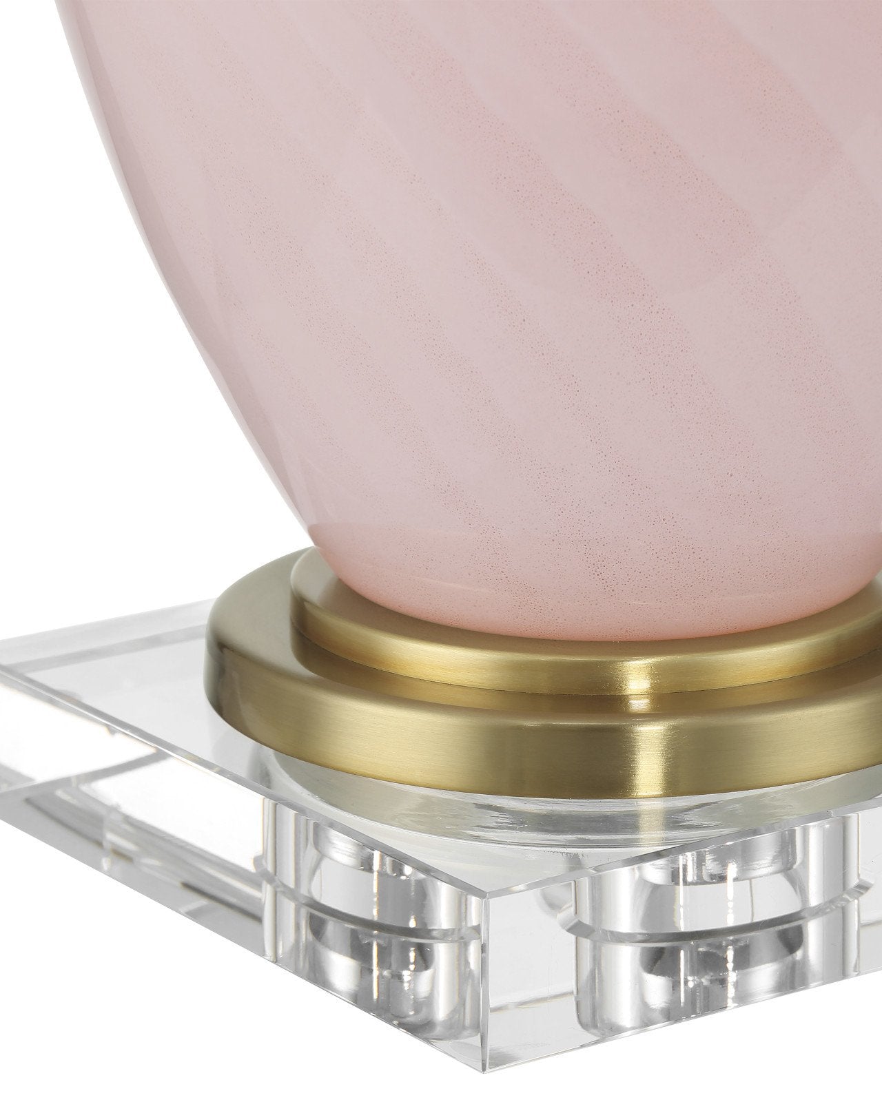 Lucy Pink Glass Table Lamp