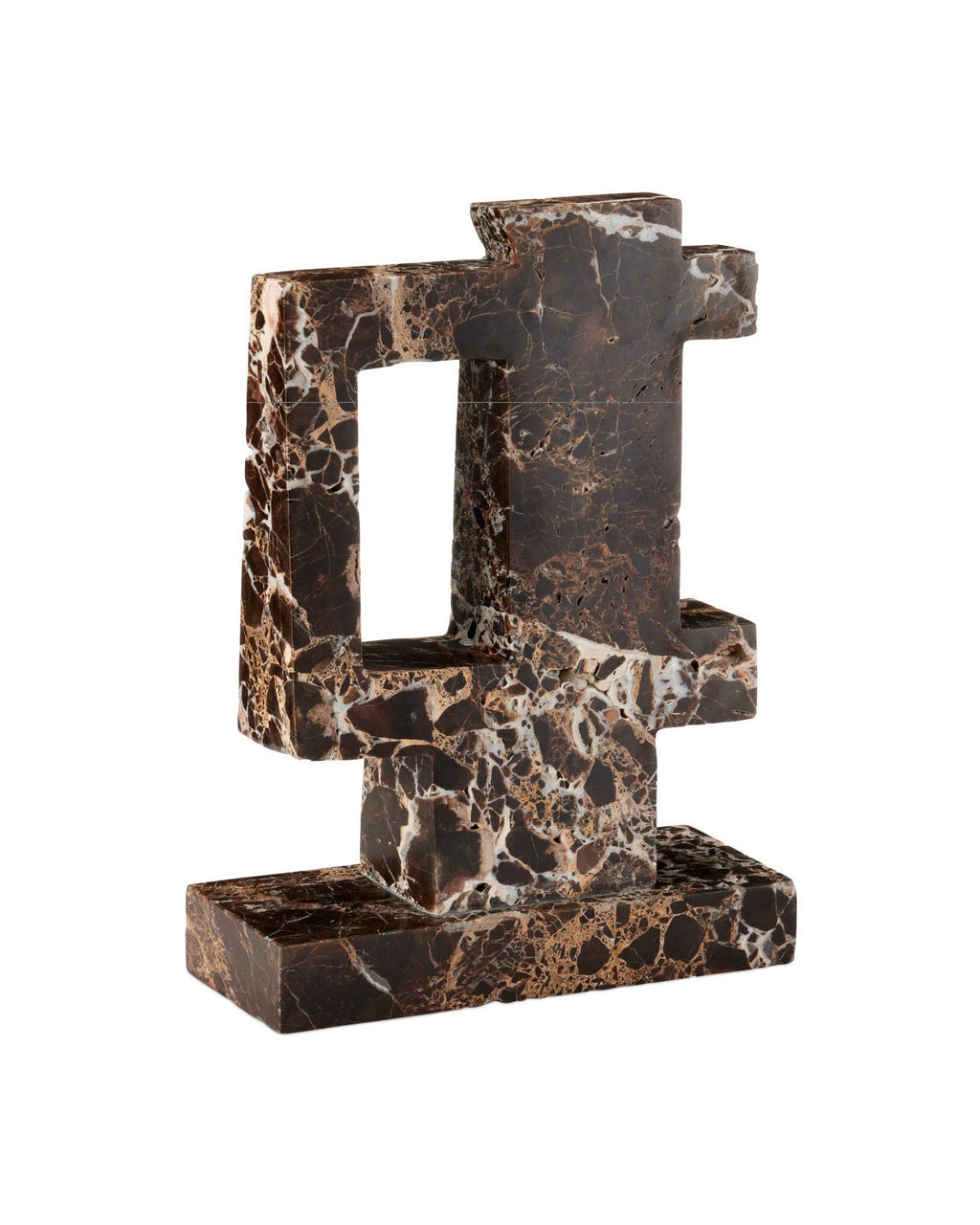 Blount Black Marble Decorative Sculpture