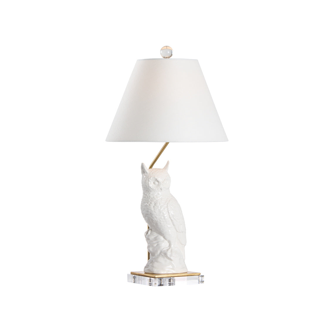 Hoot Ceramic Owl Table Lamp