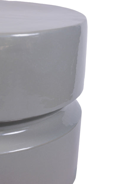 Balance Glazed Ceramic Patio Stool -- view 24