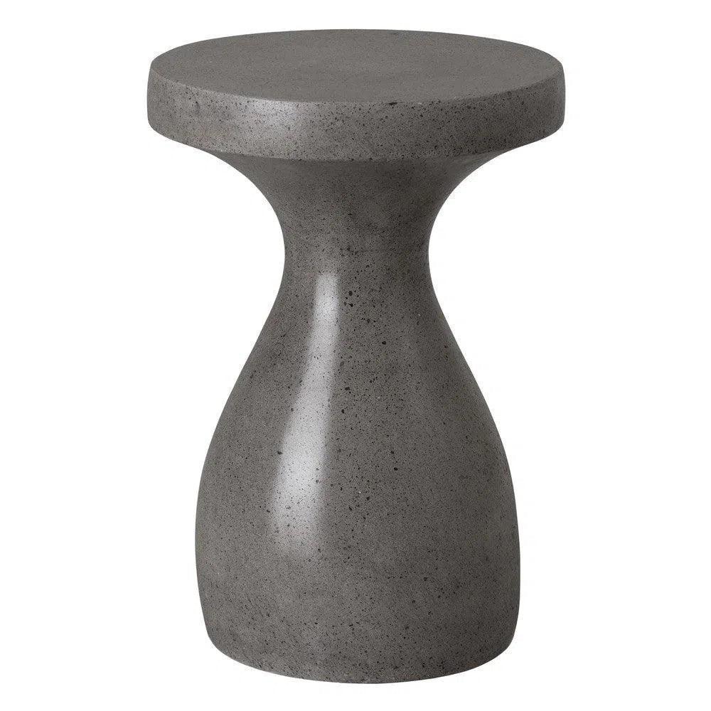22 in. Caemen Teardrop Terrazzo Outdoor Garden Stool-Garden Stools-Emissary-LOOMLAN