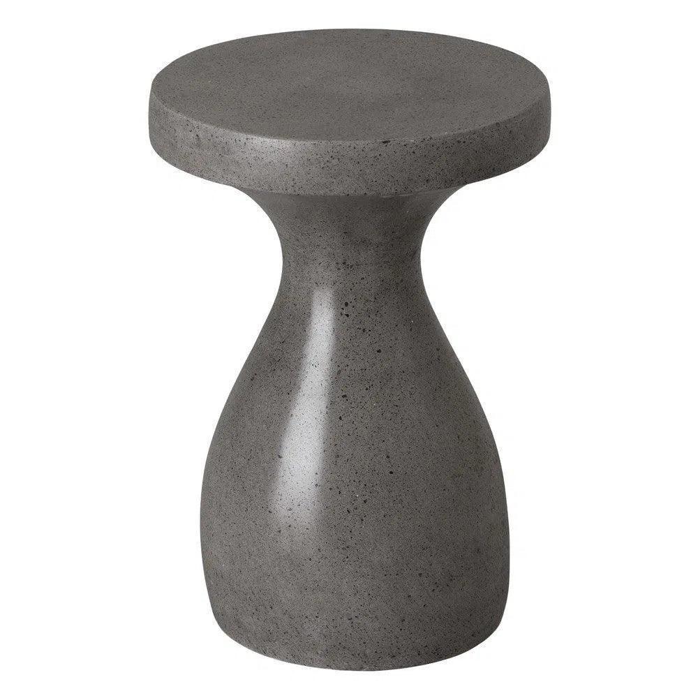 22 in. Caemen Teardrop Terrazzo Outdoor Garden Stool-Garden Stools-Emissary-LOOMLAN