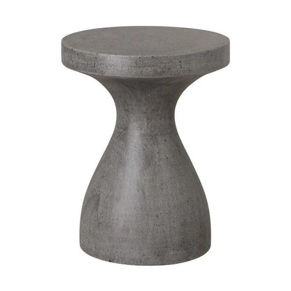 22 in. Caemen Teardrop Terrazzo Outdoor Garden Stool-Garden Stools-Emissary-LOOMLAN