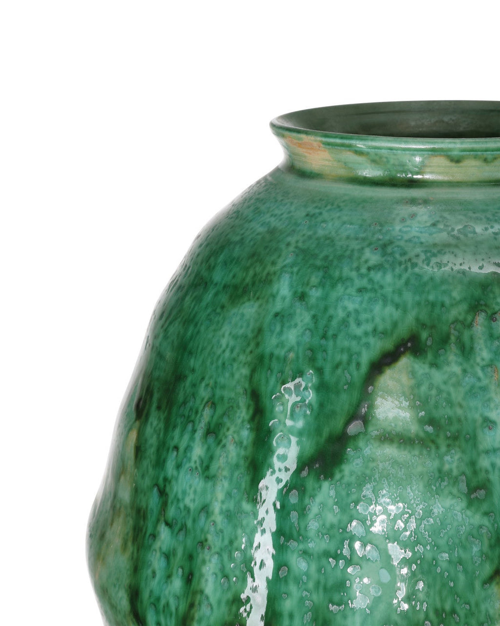 Marrakesh Green Porcelain Vase