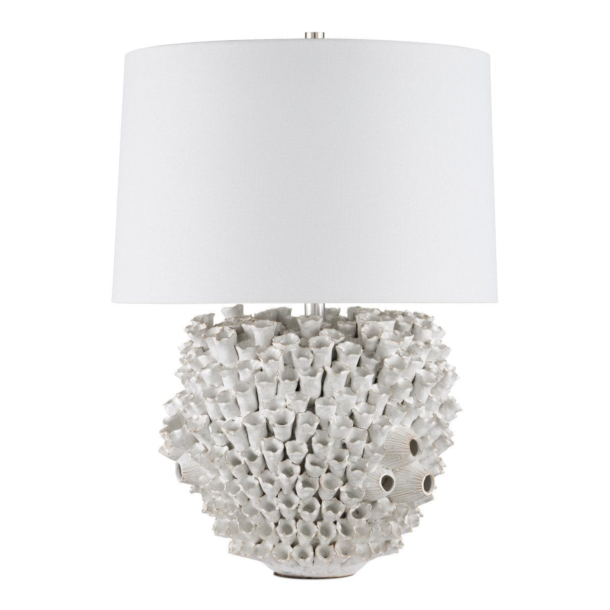 Manitapi White Ceramic Table Lamp