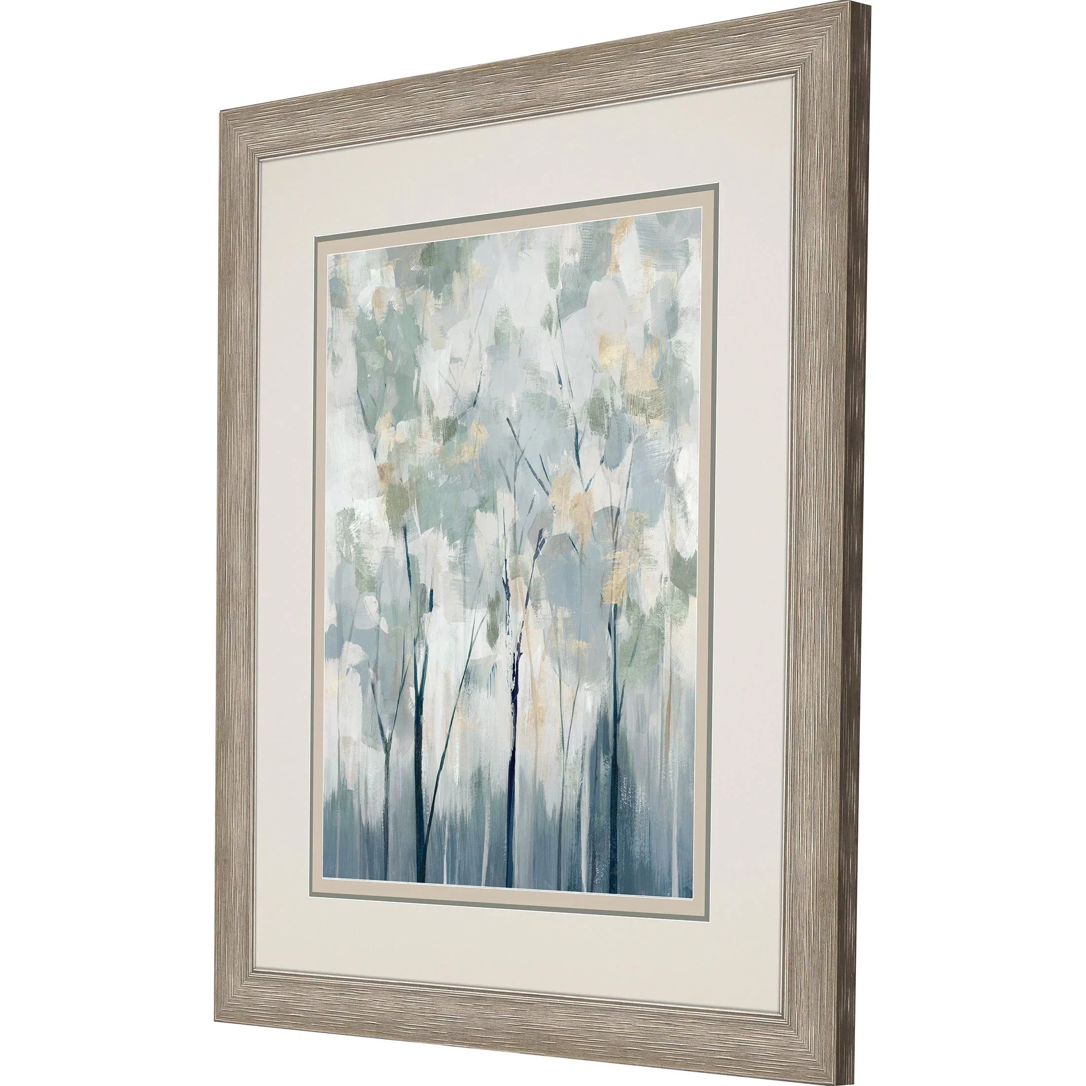 Blue Forest Adventure Blue Canvas Art