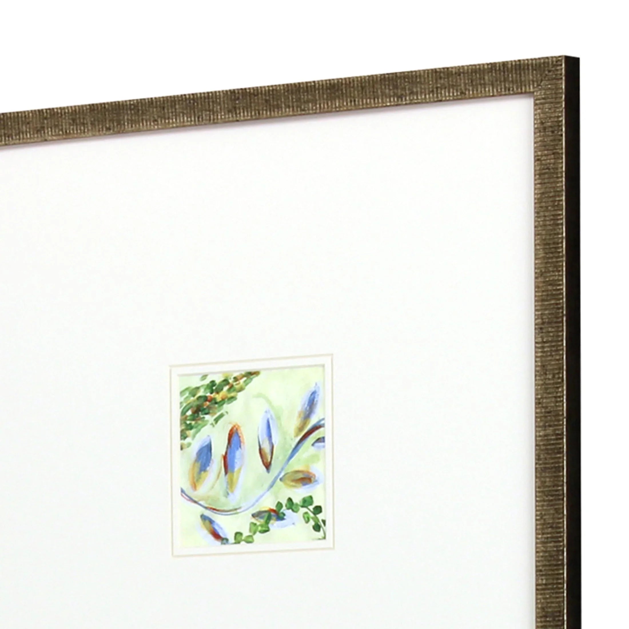 Botanica Blue Canvas Art 4PC