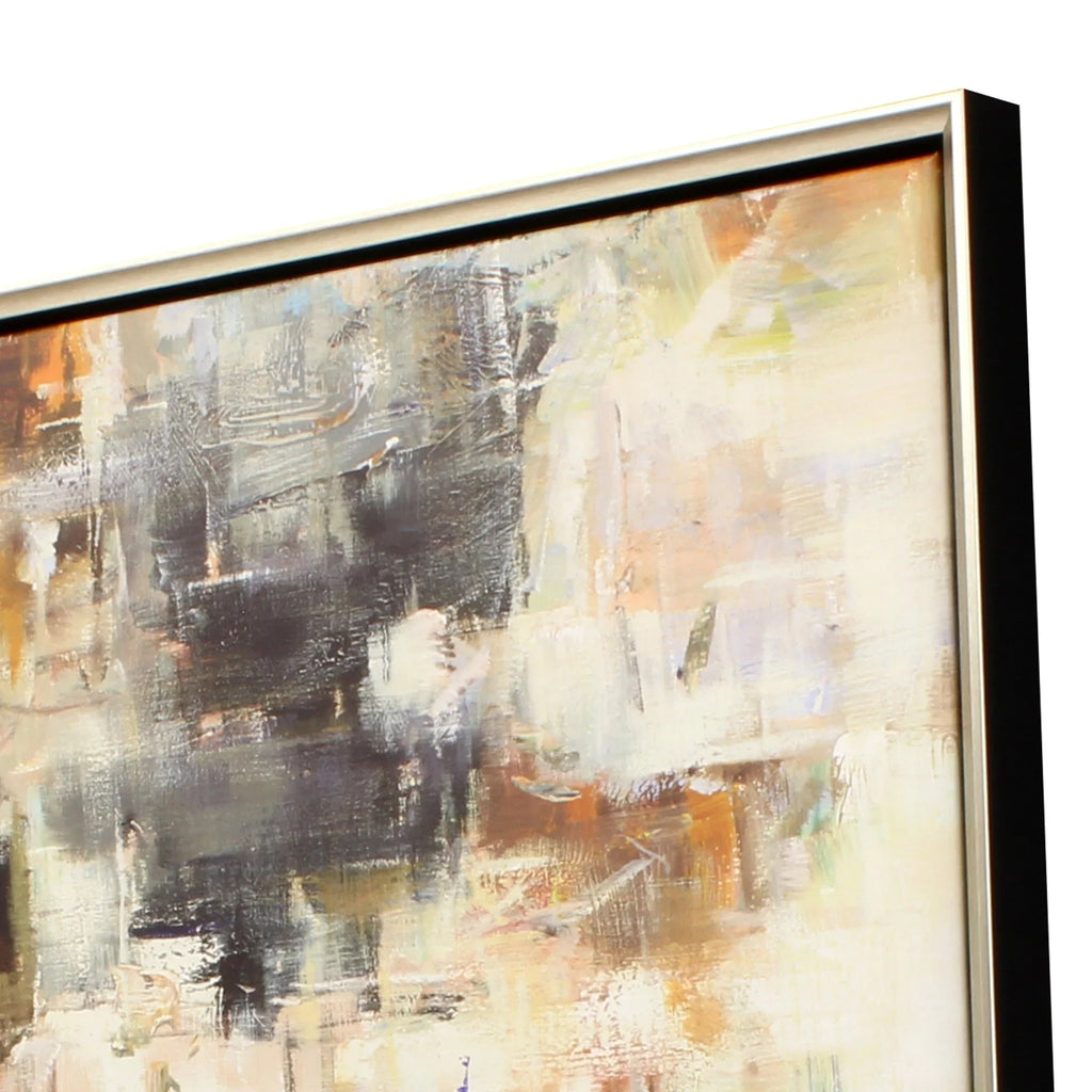 Sedona II Warm Silver Frame Canvas Art