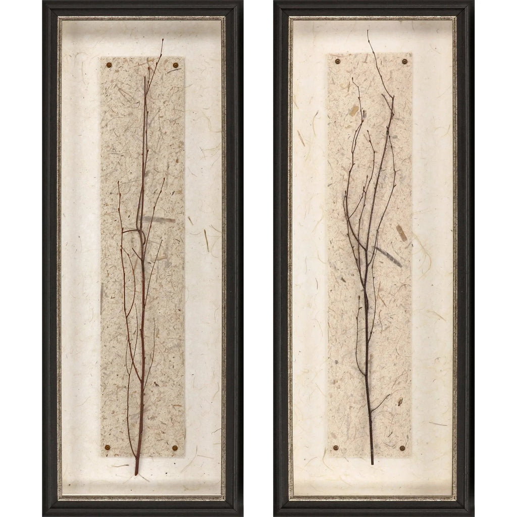 In Balance Brown Canvas Art 2PC