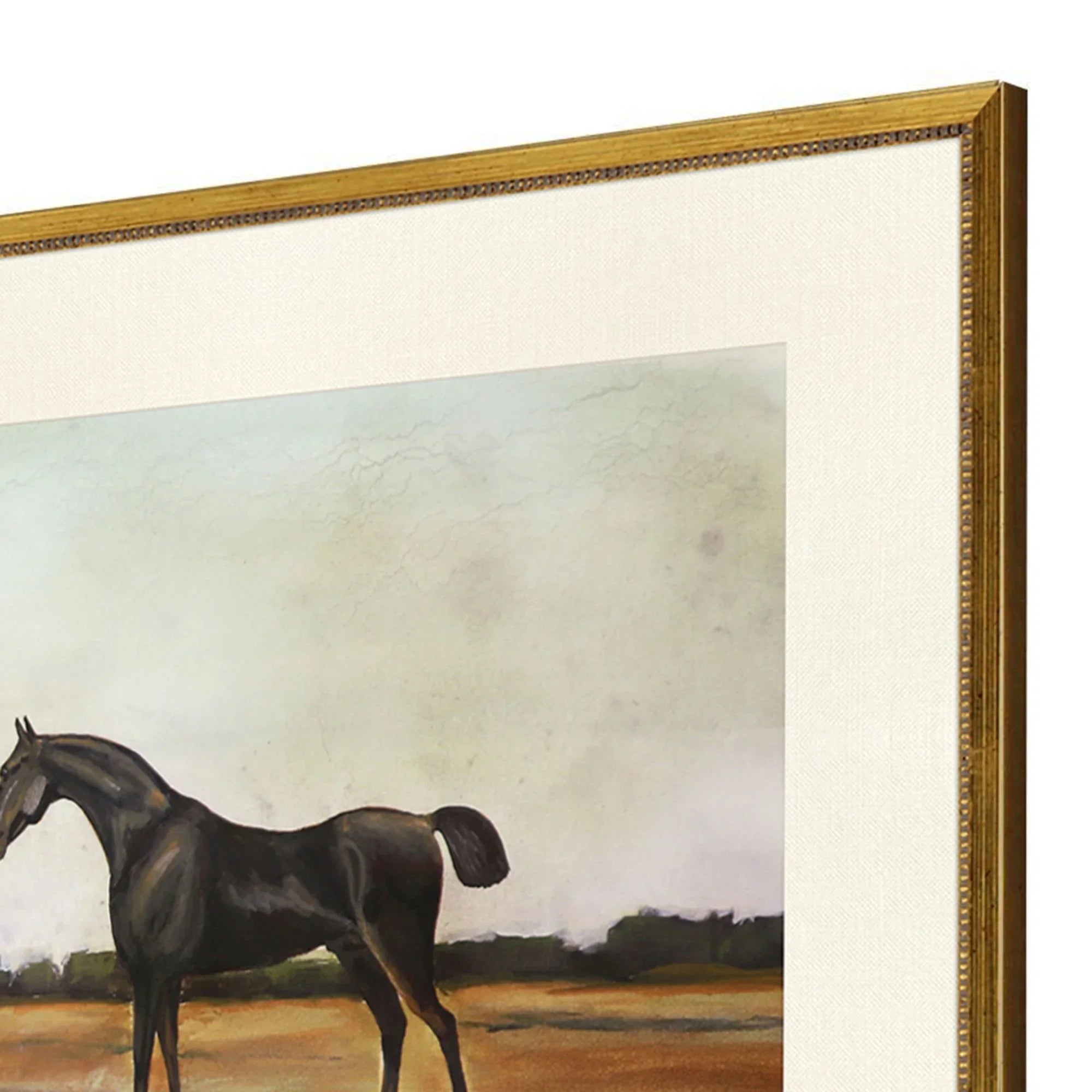 Equestrian Wood Frame Multi Canvas Art 2PC