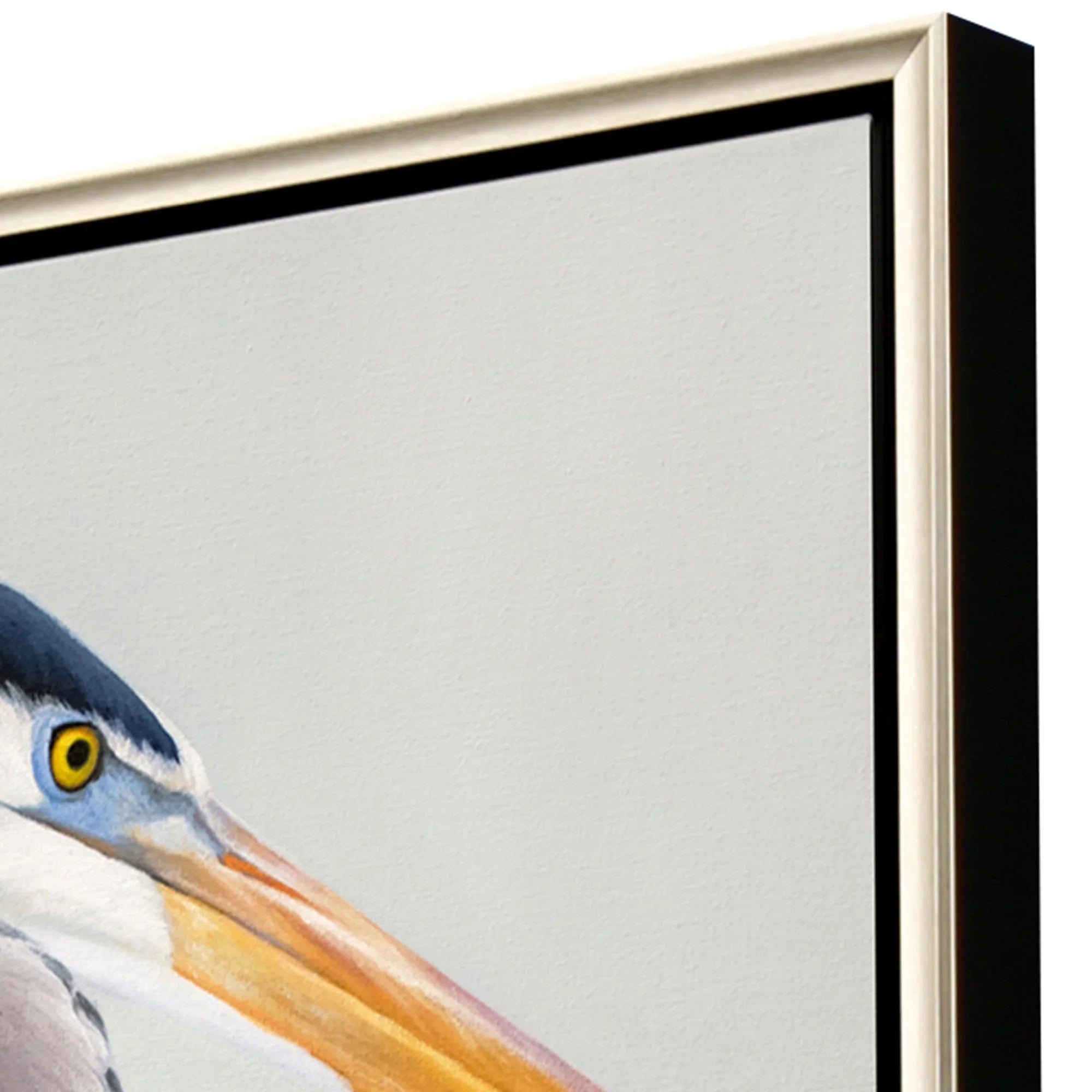 Harmony Blue Heron Canvas Art