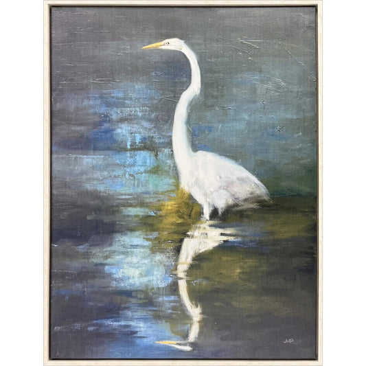 Reflections Hand Assembled Blue Canvas Art