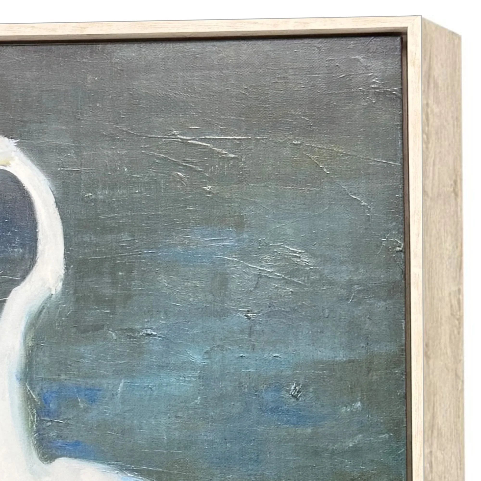 Reflections Hand Assembled Blue Canvas Art