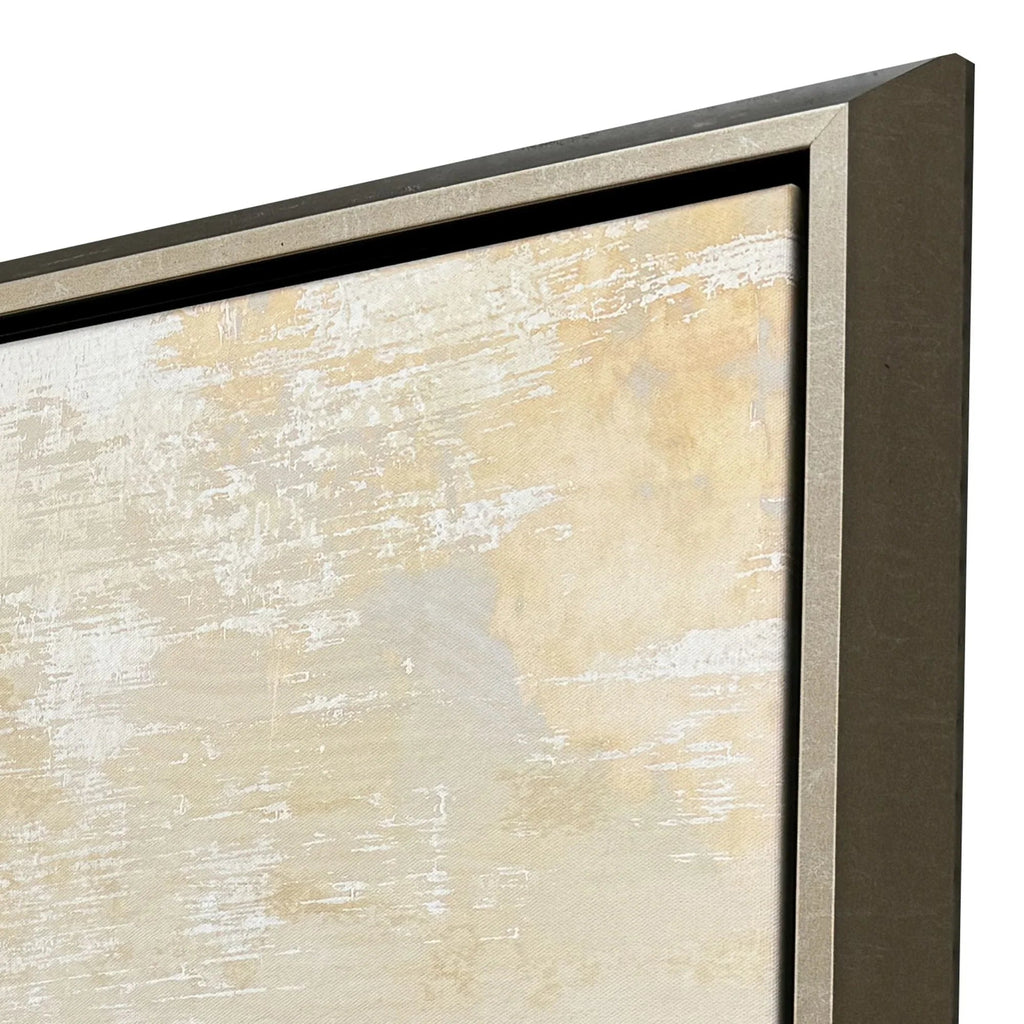 Long Lines Green Canvas Art