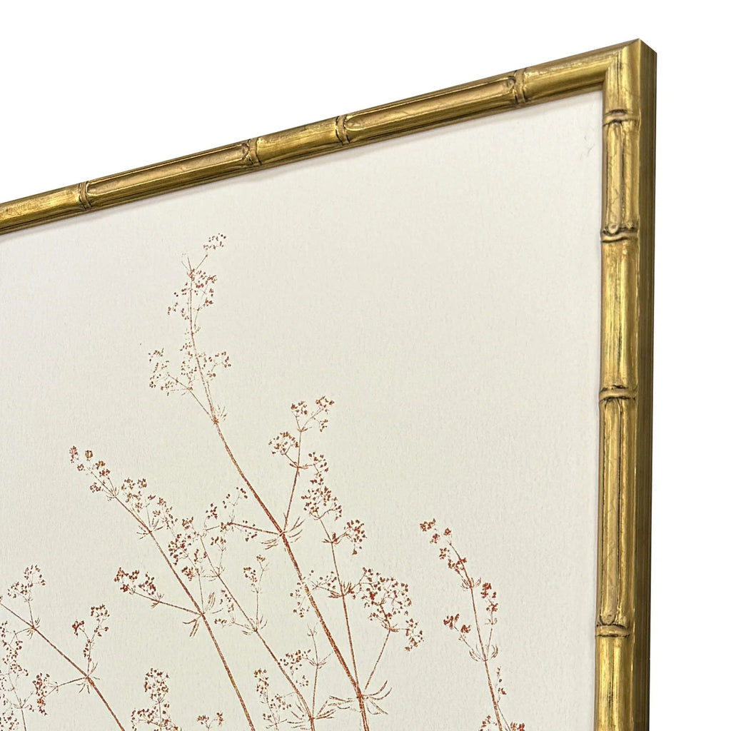 Floral Trace III Wood Frame Multi Canvas Art 2PC