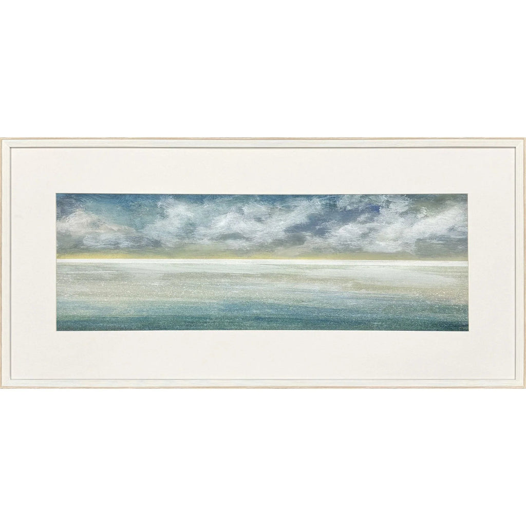Marine Mist Wood Frame Canvas Art