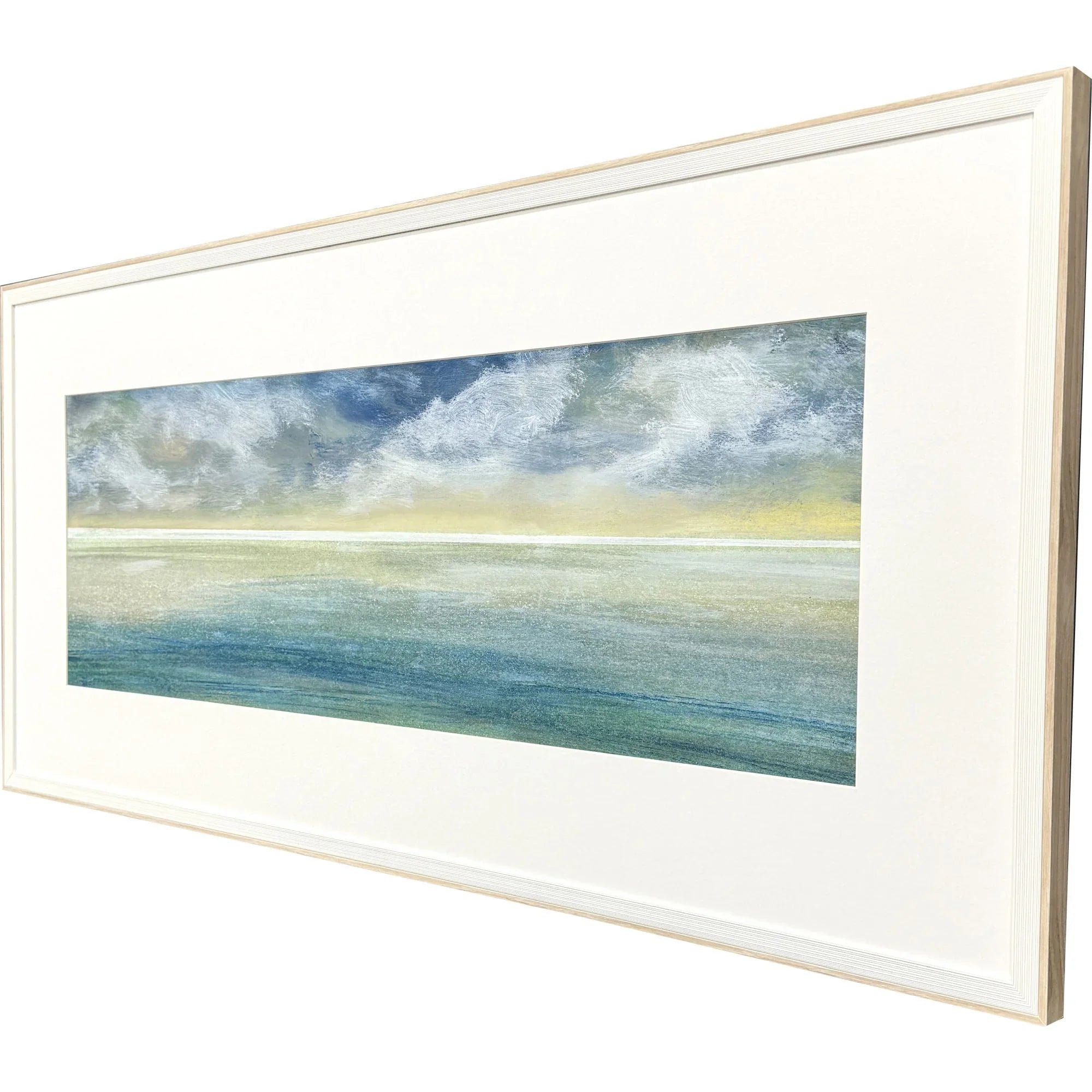 Marine Mist Wood Frame Canvas Art