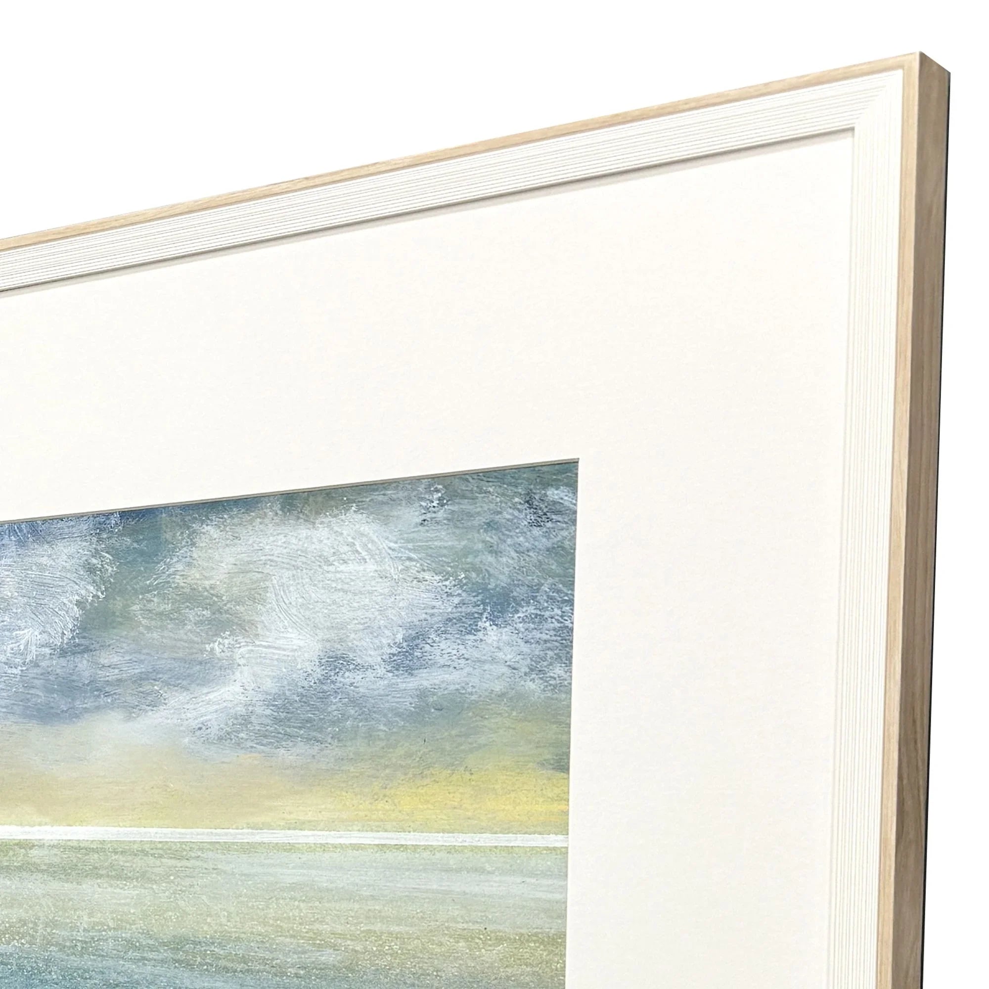 Marine Mist Wood Frame Canvas Art