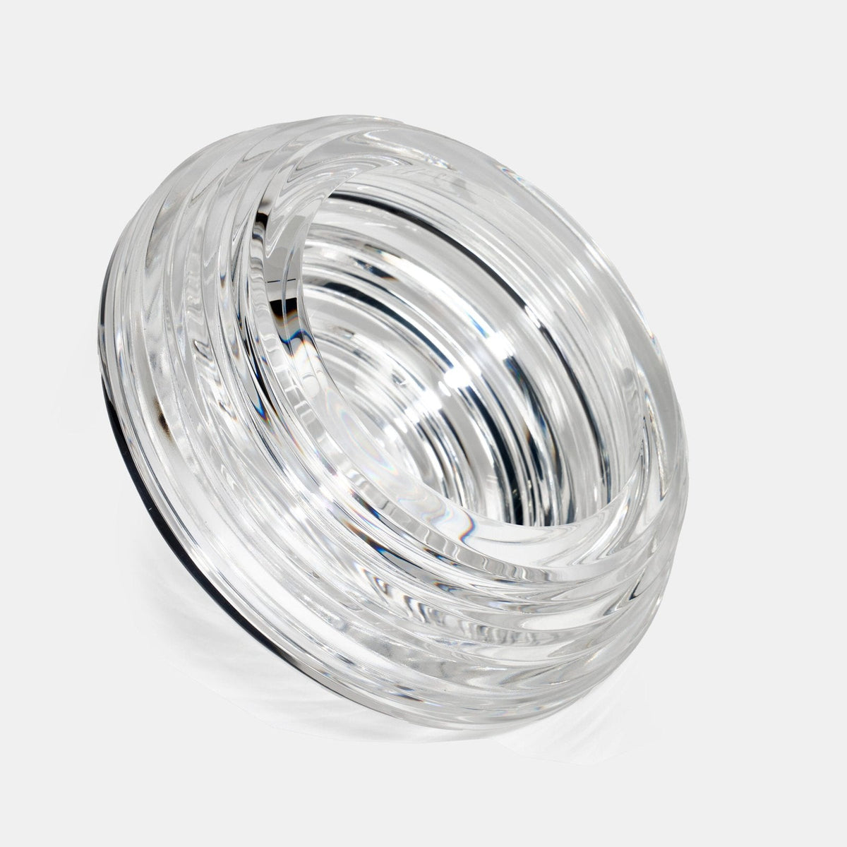 Spinning Clear Acrylic Candy Dish Sculpture -- view 3