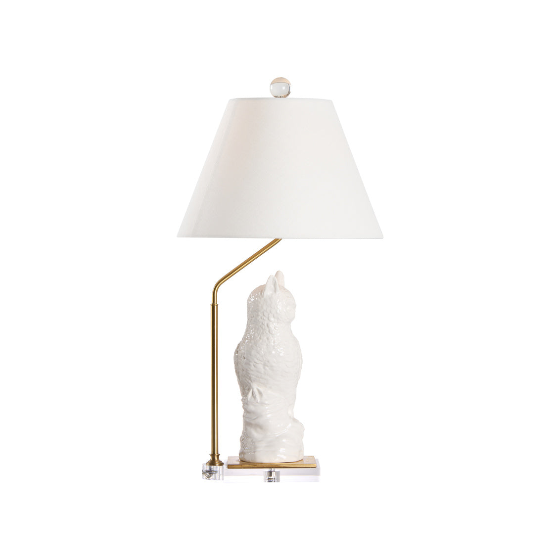 Hoot Ceramic Owl Table Lamp