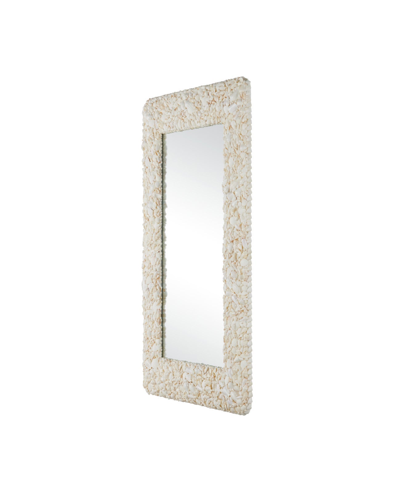 Turbinella Shells Frame Rectangular Wall Mirror