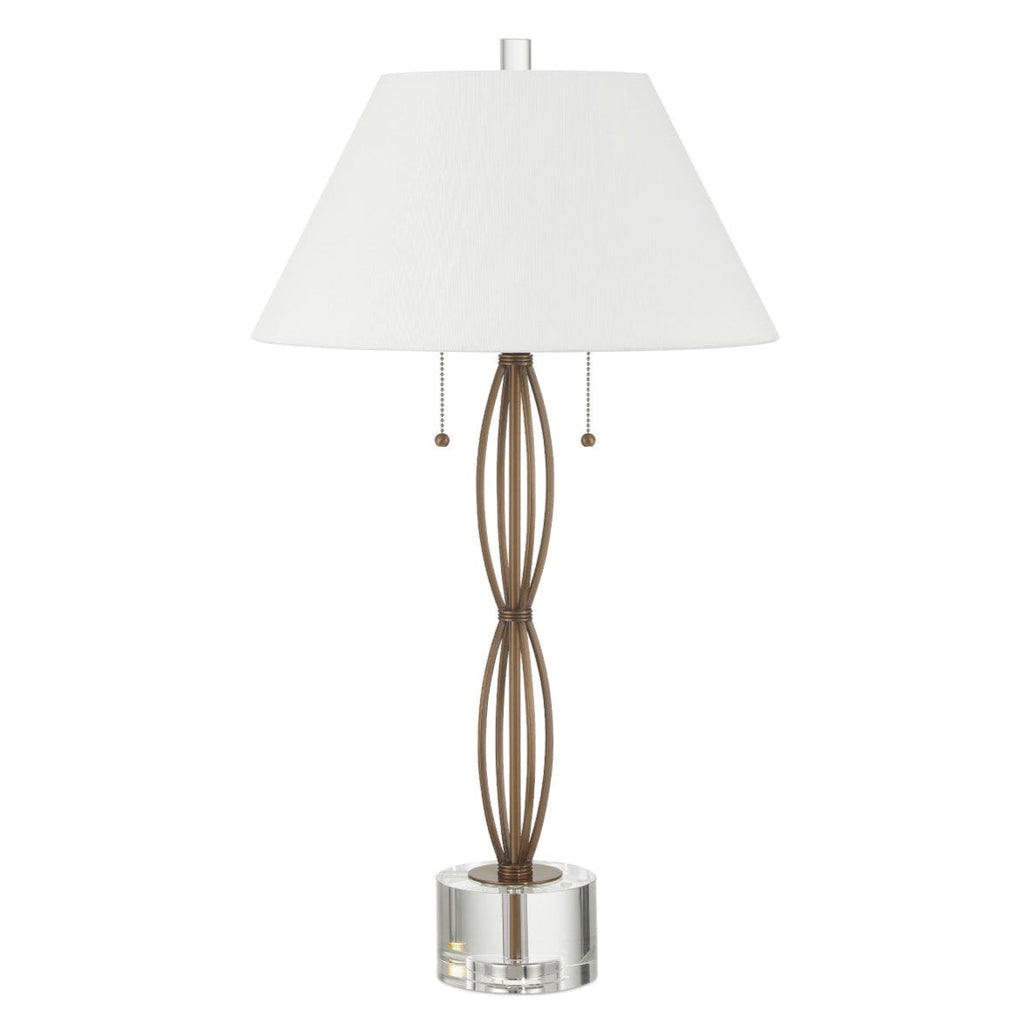 Mizner Optic Crystal Base Table Lamp