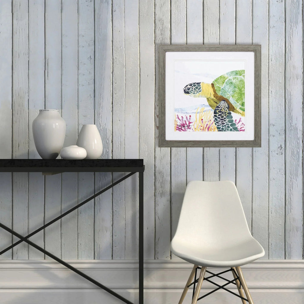 Sea Creature Yellow Canvas Art