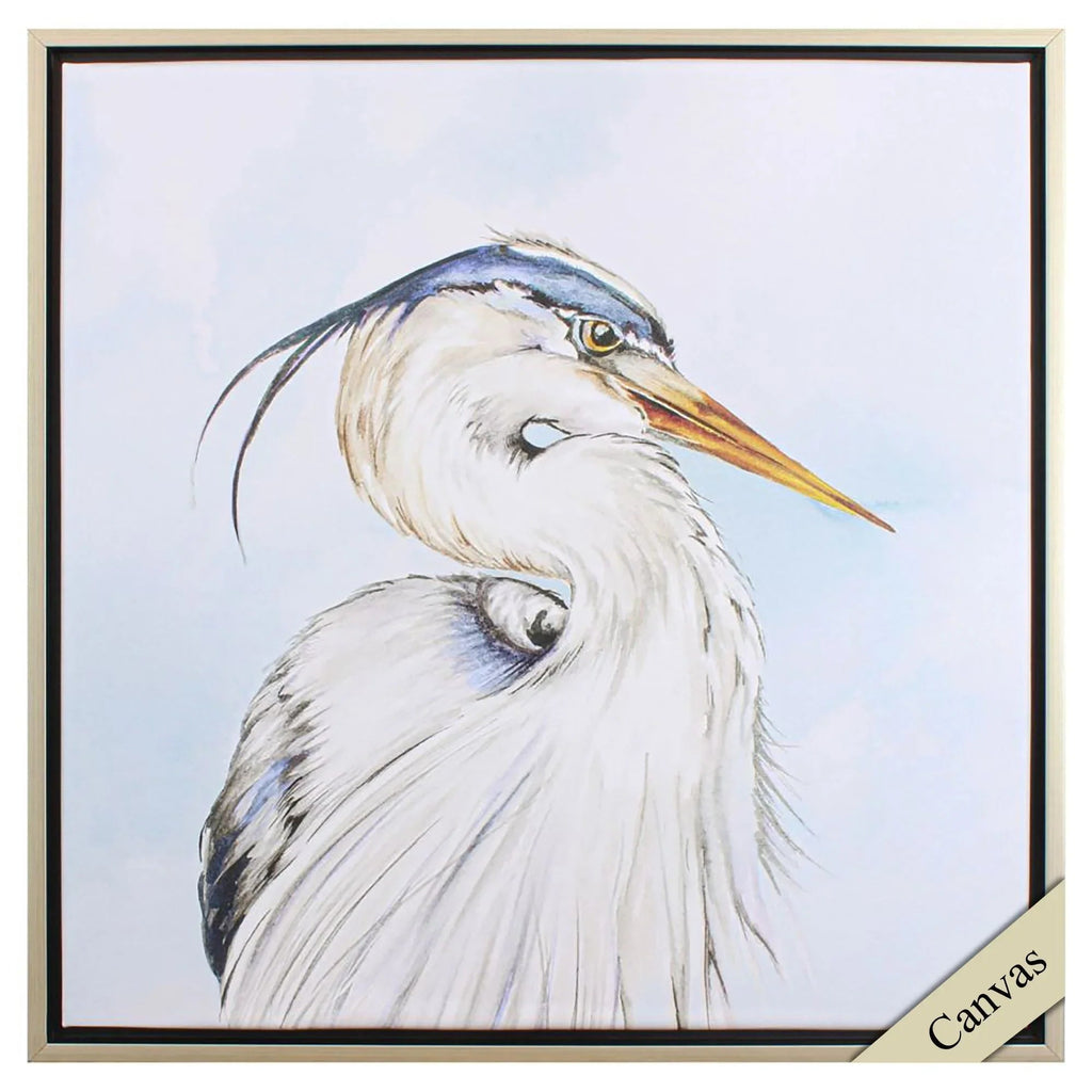Portrait of Nature Blue Canvas Art