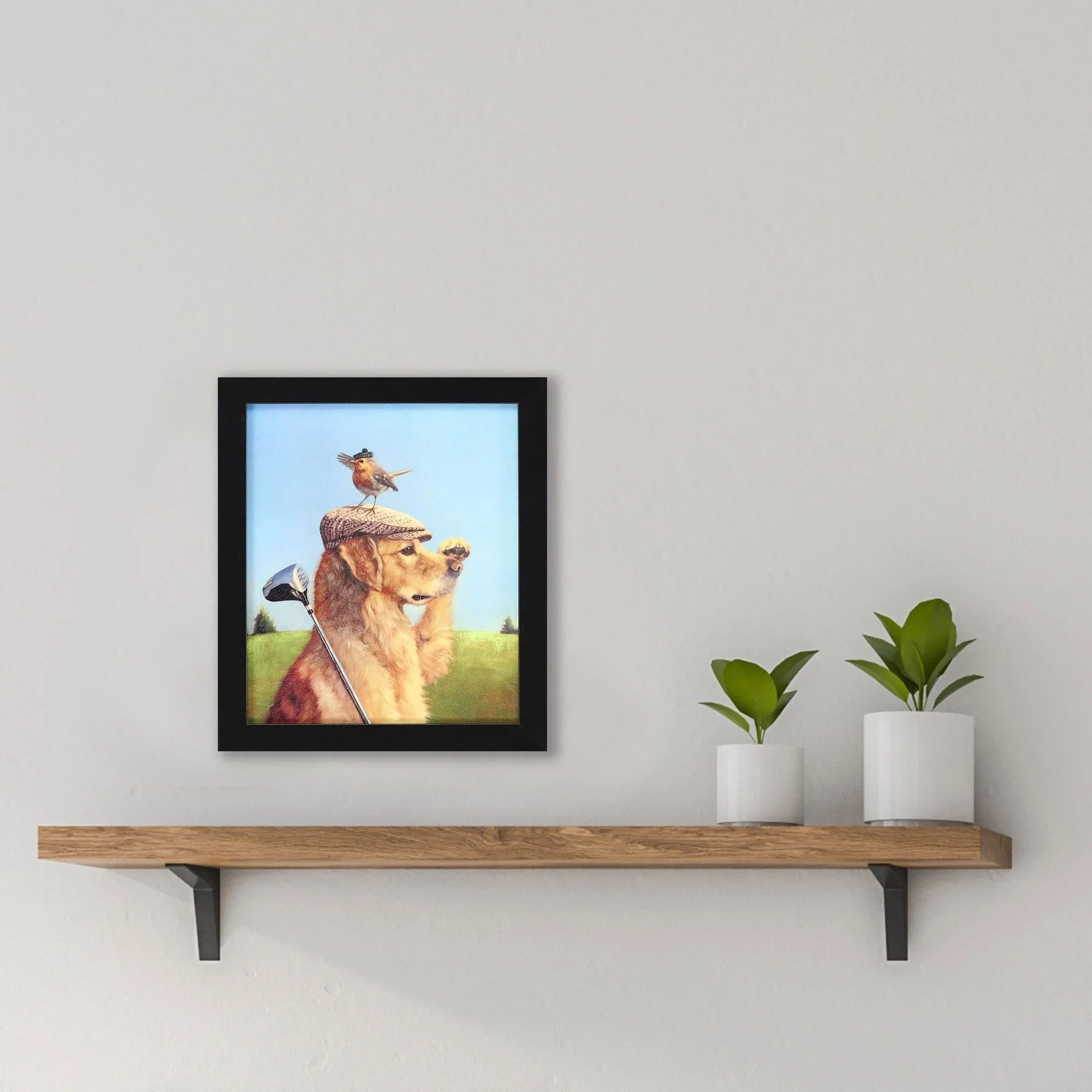 Lost Ball Red Canvas Art