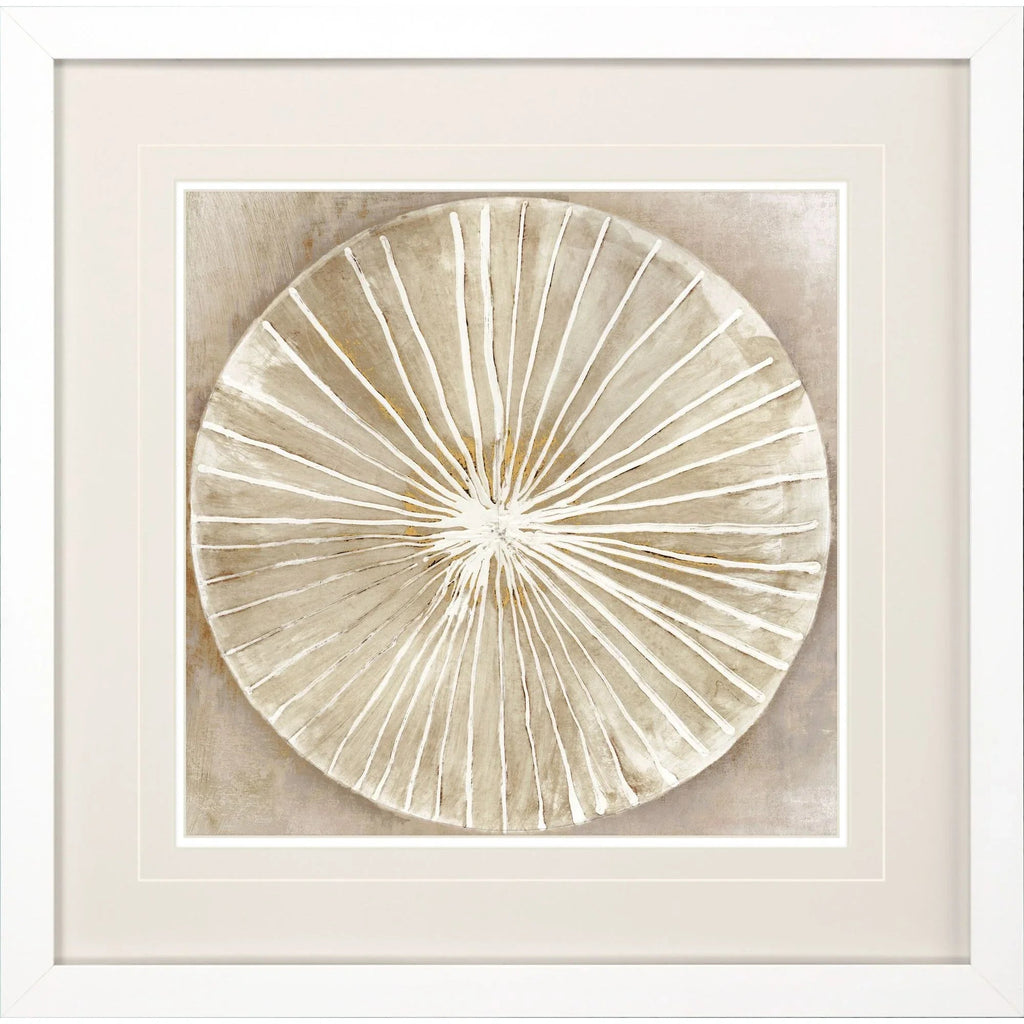 Emboss Beauty Beige Canvas Art