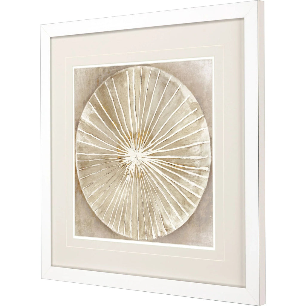 Emboss Beauty Beige Canvas Art