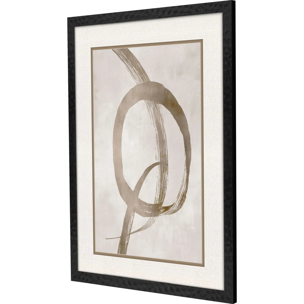 Twisting Paths Metallic Canvas Art