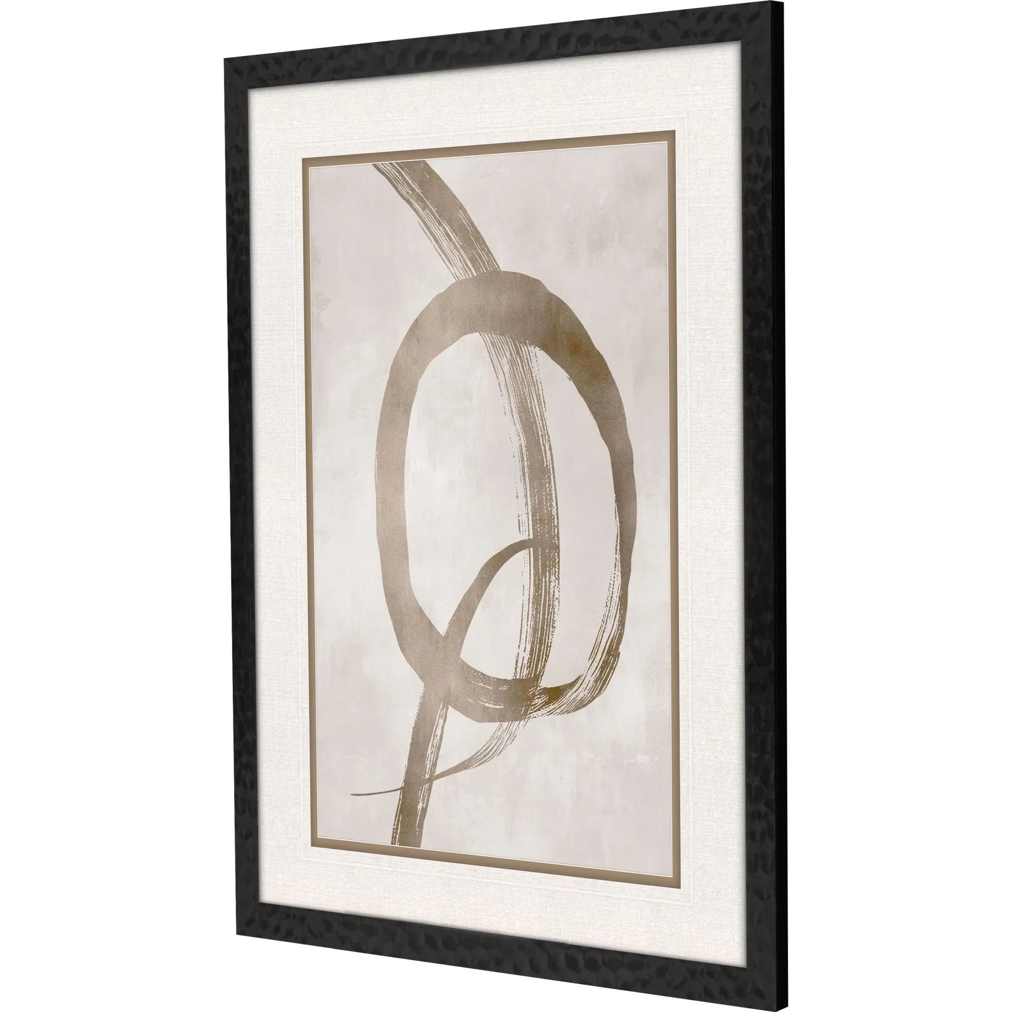 Twisting Paths Metallic Canvas Art