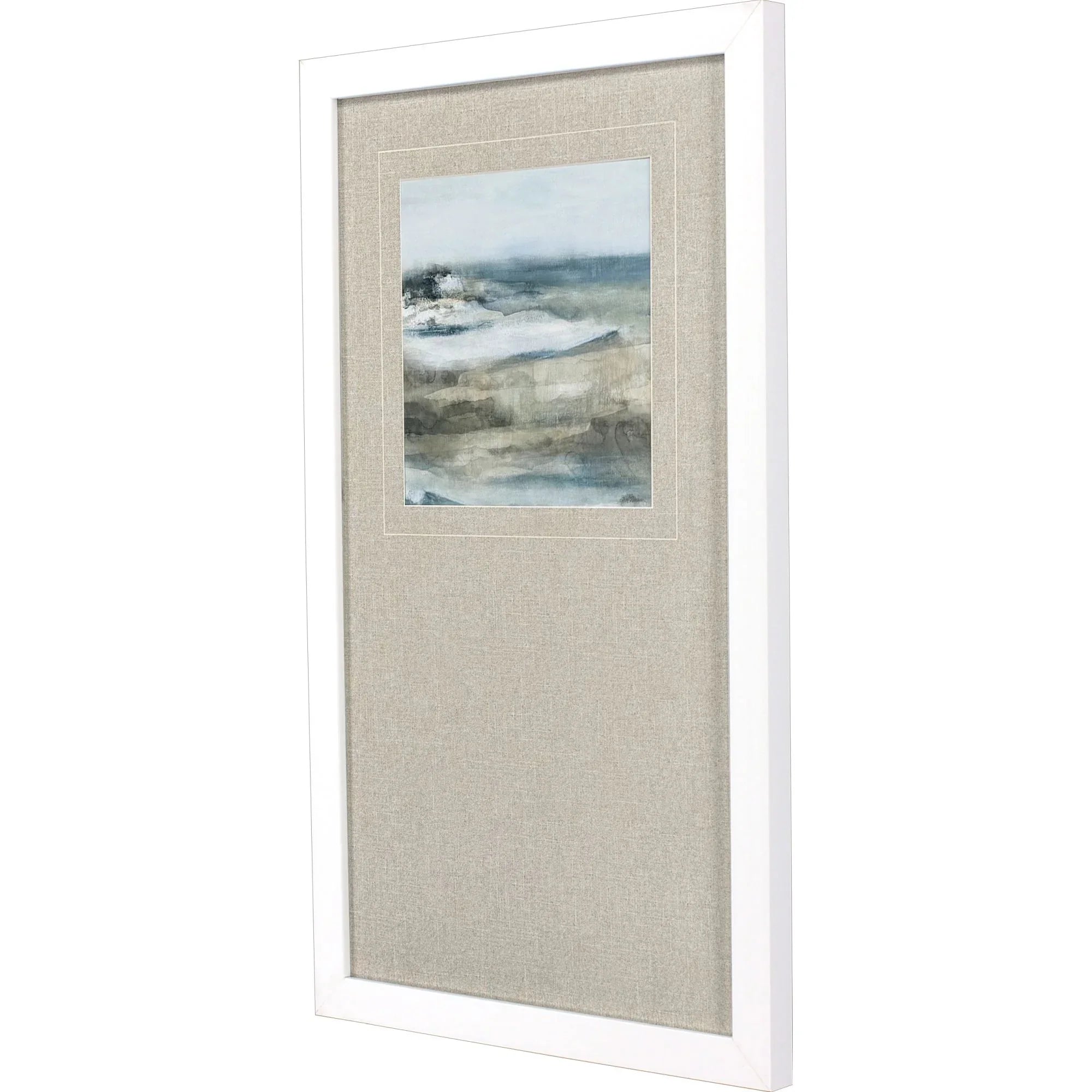Moody Seas Blue Canvas Art