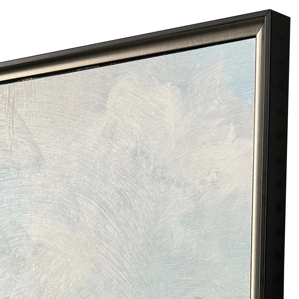 Pasture Hand Finished Green Canvas Art