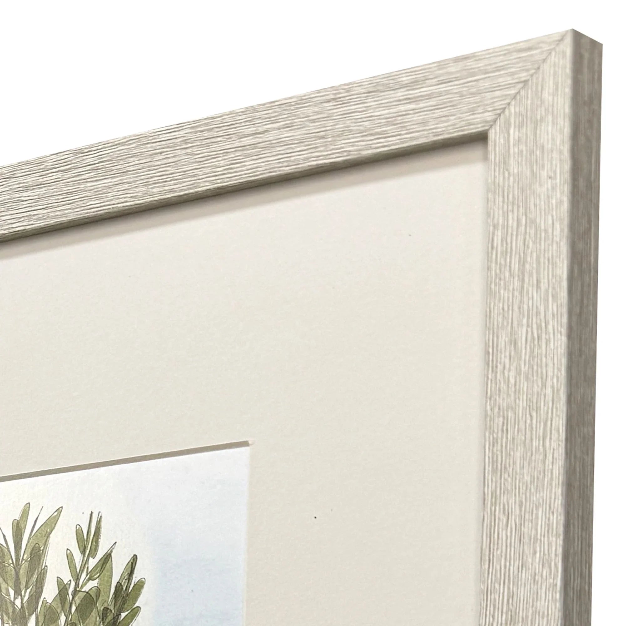 Pot of Herbs Blue Canvas Art 2PC