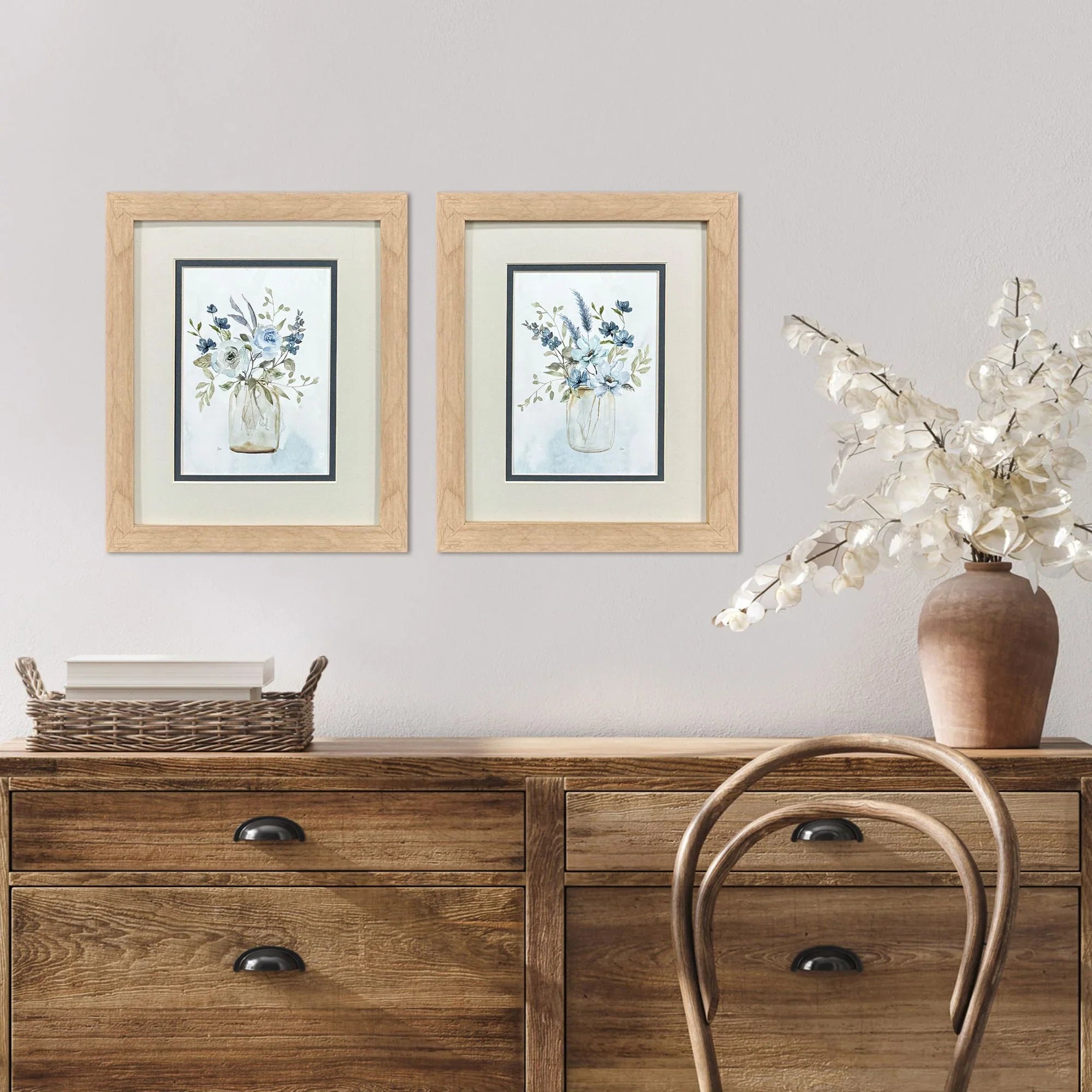 Petite & Sweet Blue Canvas Art 2PC