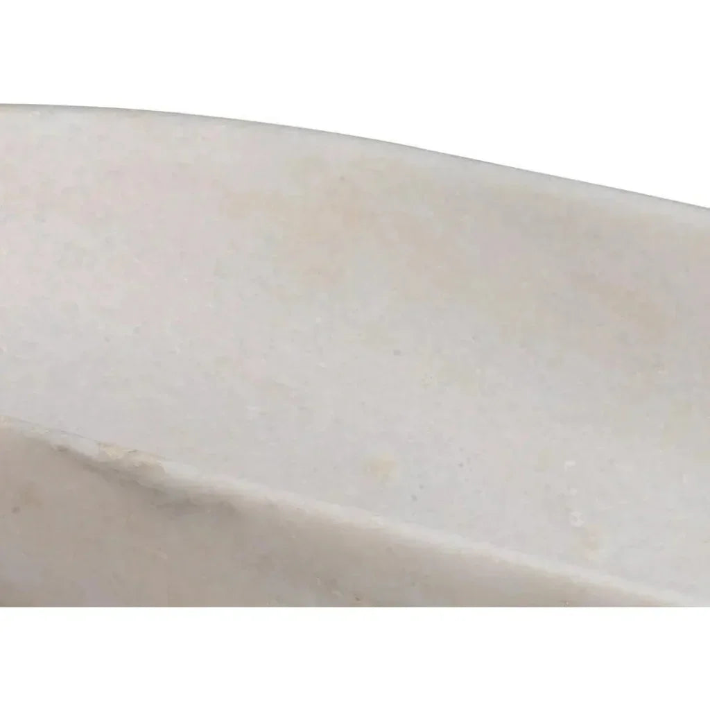 Long Oval Handmade Marble Bowl -- view 13