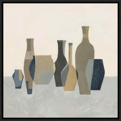 Pottery Hand Crafted Canvas Art